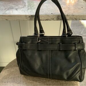 Coach Black Satchel Bag